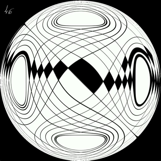 Optical illusion drawing Optical | Drawn frame by frame - Corel Painter #shorts #art #digitalart