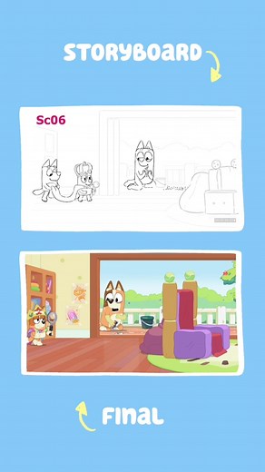 Behind the Scenes of Bluey: Storyboard and BTS Revealed