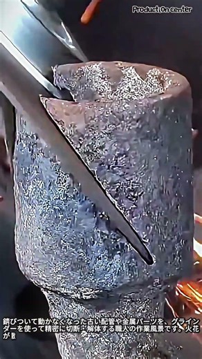 一歩間違えれば危険！？火花散る金属解体のリアルな現場 #worker #process #amazing #skills #construction
