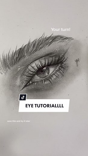 Easy Eye Drawing Tutorial in Class