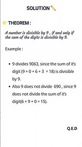 The Divisibility Rule for 9 Explained #maths #education #mathematics #mathstricks #mathura#proof