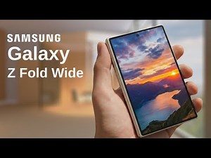Samsung Galaxy Z Fold 8 Wide - Official First Look