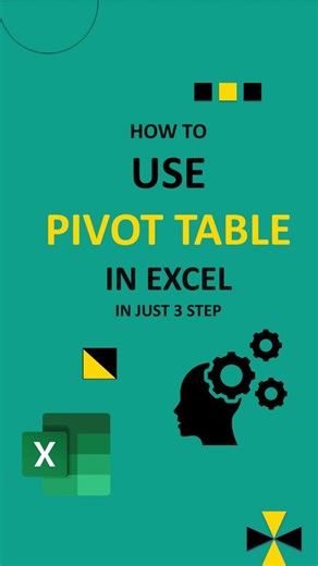 Datawithlogic on Instagram: "SIMPLE PIVOT TABLE IN JUST 3 STEP #exceltips #exceltricks #excelhacks"