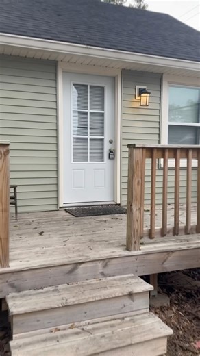 LOUISVILLE: this precious tiny home in the highlands is waiting for you! The unit sits on top of an unfinished garage that can be used as a workspace or for extra storage. Do you love the butcher block countertops and loft as much as we do? 😍 Head to www.fshouses.com to schedule a showing today! #fshouses #forrentlouisville #forrent #tinyhome #louisville | FS Houses
