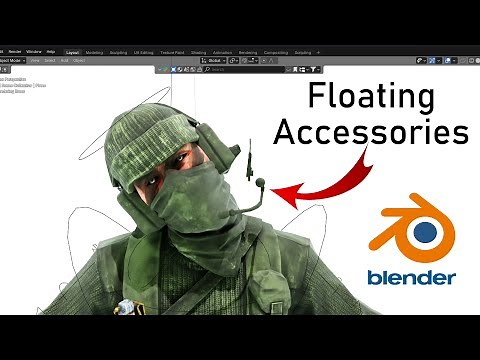 How to Fix Accessories Not Following Rig in Blender | Easy Bone Weight Fix! | Blender Tutorial