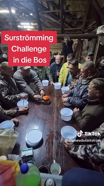 Surströmming Challenge in South Africa | Bosveld Games