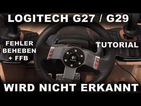 Logitech Lenkrad und WIN11 - Erkennungsprobleme gelöst! - Force Feedback Fehler behoben - G27/G29