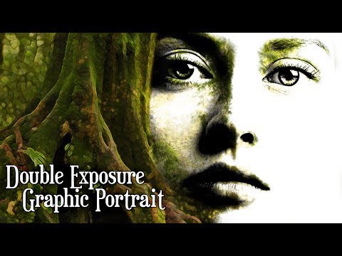 Photoshop: How to create a stunning, double exposure graphic portrait