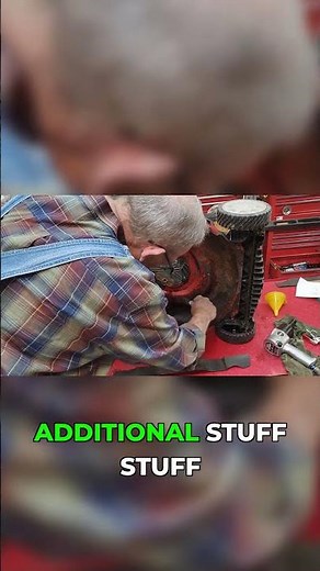 How to properly clean mower deck before blade reinstall #tips #diy