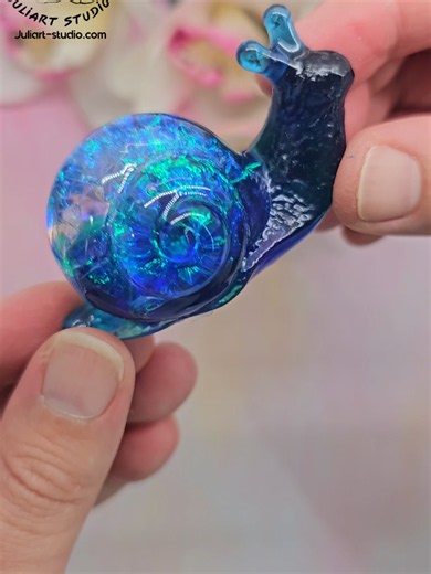 3D Large Snail Silicone Mold for Resin Crafts