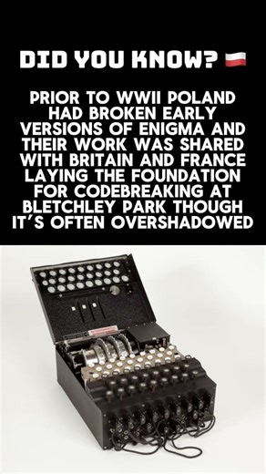 #didyouknow Poland Broke Enigma #ww2 #history #historyfacts #historyshorts #poland #historical #1939