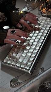 awekeys Air Low-Profile Metal Keycaps | chosfox Vero75 Mechanical Keyboard Relaxing typing ASMR