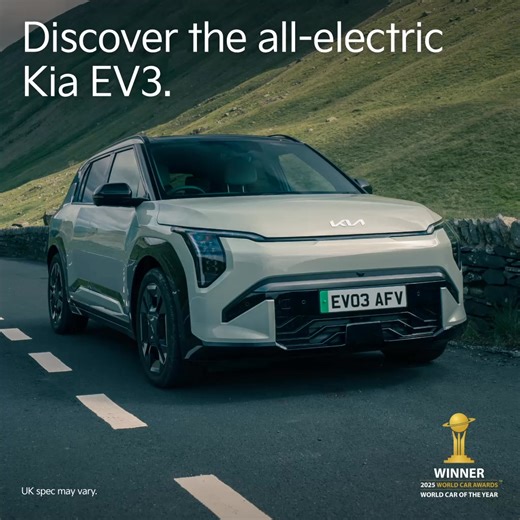 Elegantly crafted and perfectly sized, the Kia EV3 redefines everyday electric driving. | Kia UK