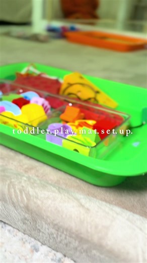 Toddler play mat set up || toddler activities || play mat #toddlerplayideas #toddlerplay #playmat #playmats #CapCut