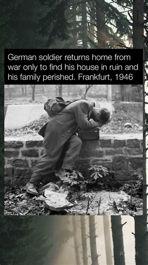 German Soldier returning home after a war #war #ww2 #germany