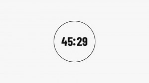 46 Seconds Countdown Timer Animation On Stock Footage Video (100% Royalty-free) 3708941785 | Shutterstock