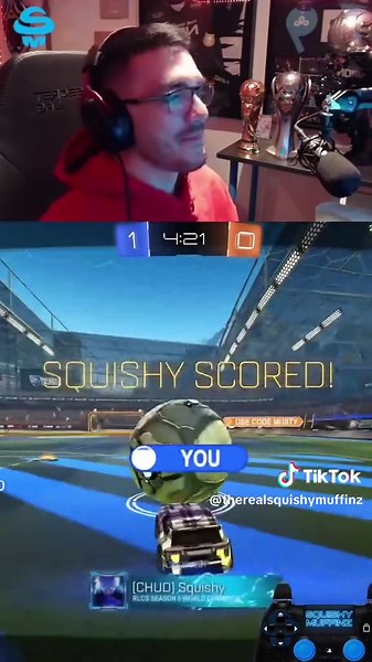 SQUISHY HITS A CLEAN MUSTY ON MUSTY 😂 @musty🐮 #squishymuffinz #musty #rocketleague #rocketleaguehighlights