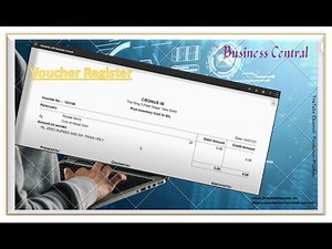 Voucher Register in Business Central