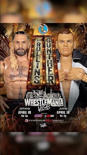 SETH ROLLINS vs GUNTHER… WrestleMania 42 🔥