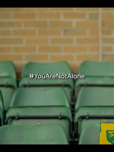 You are not alone 💛 #WorldSuicidePreventionDay | football mental health advert