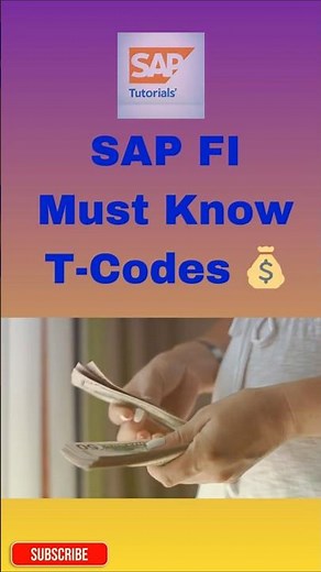Top 5 SAP FI T-Codes You Must Know | SAP Finance Tutorial Shorts #sap #news #erp #finance #viral #fi