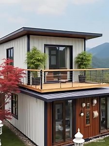 Easy to transport prefabricated house model..👌🙏🏡 For more: https://newtrendhouses.com/category/container-house/ #smallhouse #prefabhouse #tinyhouse #housedesigns #tinylife #DIY #houseplans #dreamdesigns #cabin #house #home | Trend House Designs