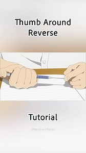 1.3M views · 5.3K reactions | Trick for Beginners  Thumb Around REVERSE Tutorial #penspinning #thumbaround #reverse #howto #fyp #foryoupageシ #satisfying | Next Level Spins | Facebook