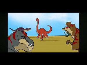 Allosaurus vs brachiosaurus ending 2 original scene by howdytoons