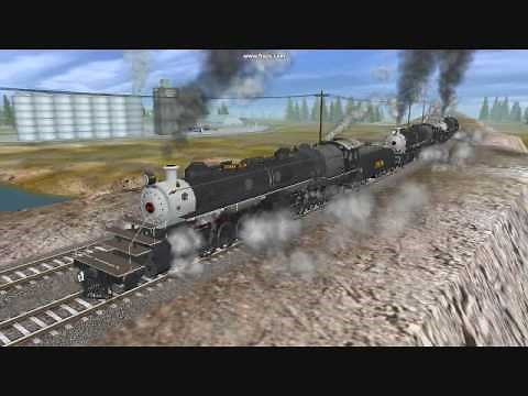 Paulz Trainz US ATSF 3000 2-10-10-2 Triple Header