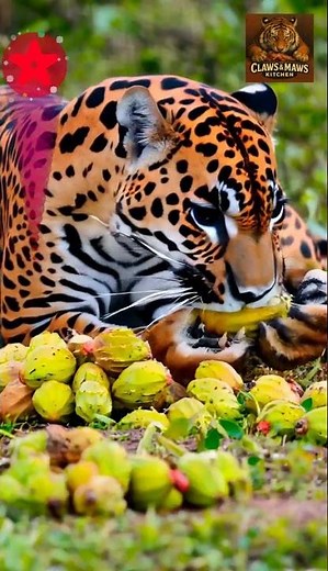 African Jaguar #ClawsAndMawsKitchen #WildlifeFeeding