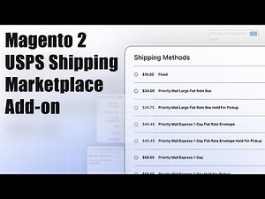 Magento 2 USPS Shipping Marketplace Add-on