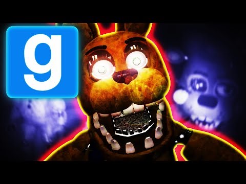 GMod FNaF | All FNaF 2 DrGBase NPCs in New Tunnels Map Chaos 😱
