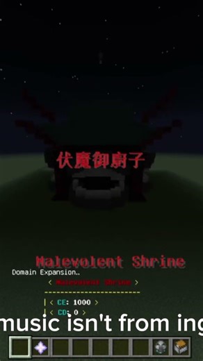 #commands #minecraft #jjk #anime