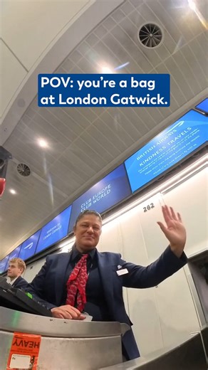 POV: you're a bag at London Gatwick