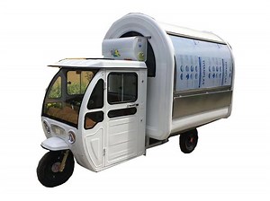 [Hot Item] Electric Tricycle Fruit Truck /Tuk Tuk Food Cart with Windshield