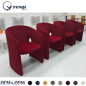 [Hot Item] Italian Design Velvet Cloth Elegant Dining Chairs Upholstered Chair