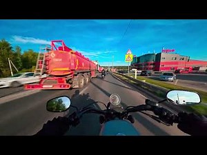 Осенний прохват на Harley Davidson Sportster 1200 Часть 3