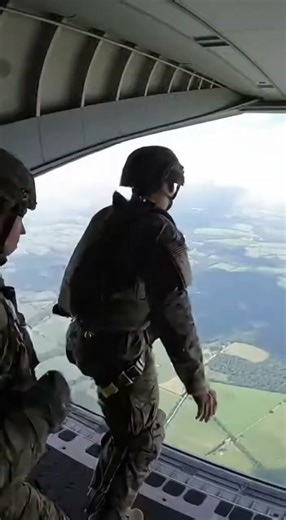 SHOCKING POV: US Army Paratroopers Leap from C-130!
