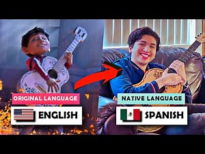 Disney Heroes' SINGERS singing in their Native Language