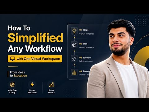 How To Simplified Any Workflow with One Visual Workspace | From Ideas to Execution