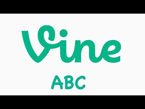 Learn the alphabet with vine
