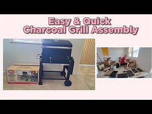 Expert Grill 24-inch heavy-duty|Charcoal Grill Assembly