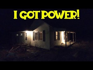 I GOT ELECTRICITY!!!