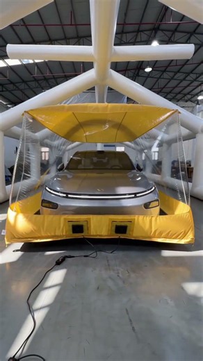 Stop ruining your car paint ! #showcase #inflatabletent #automotiveindustry #cars #XiangHeInflatable