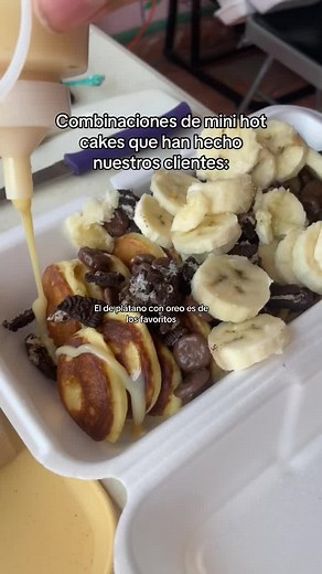 Deliciosas combinaciones de mini hot cakes