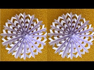 How to Make a Stunning 3D Snowflake | Easy Christmas Craft for 2024