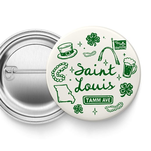 St. Patrick's Day Buttons - Fun Lucky Pins for Parade or Party - Etsy