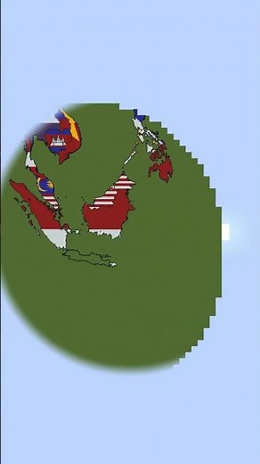 Big Scale Indonesia #indonesia #indonesian #maps #flags #minecraft