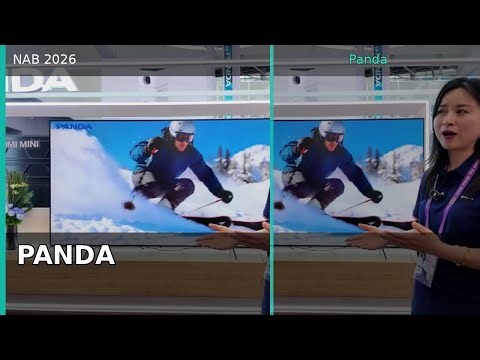 Panda 100-inch Mini LED TV with 144 Dimming Zones