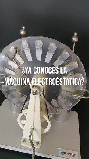 La máquina de Wimshurst es un generador electrostático de alto voltaje y bajo amperaje, capaz de producir electricidad estática porseparación de cargas, gracias al giro de una manivela.